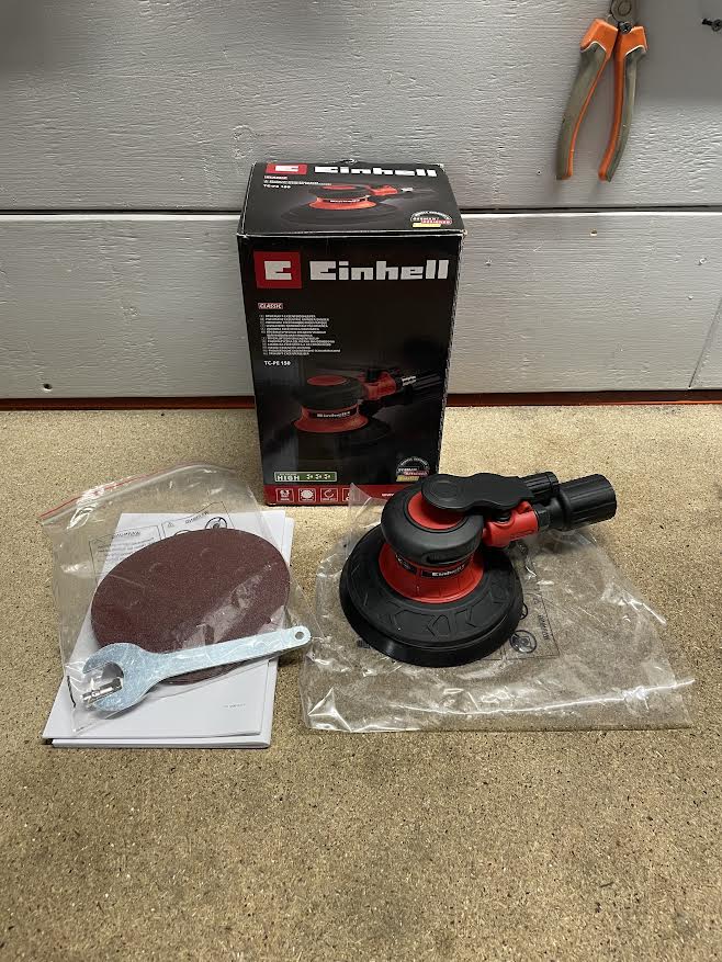 Ponceuse excentrique pneumatique EINHELL TC-PE 150